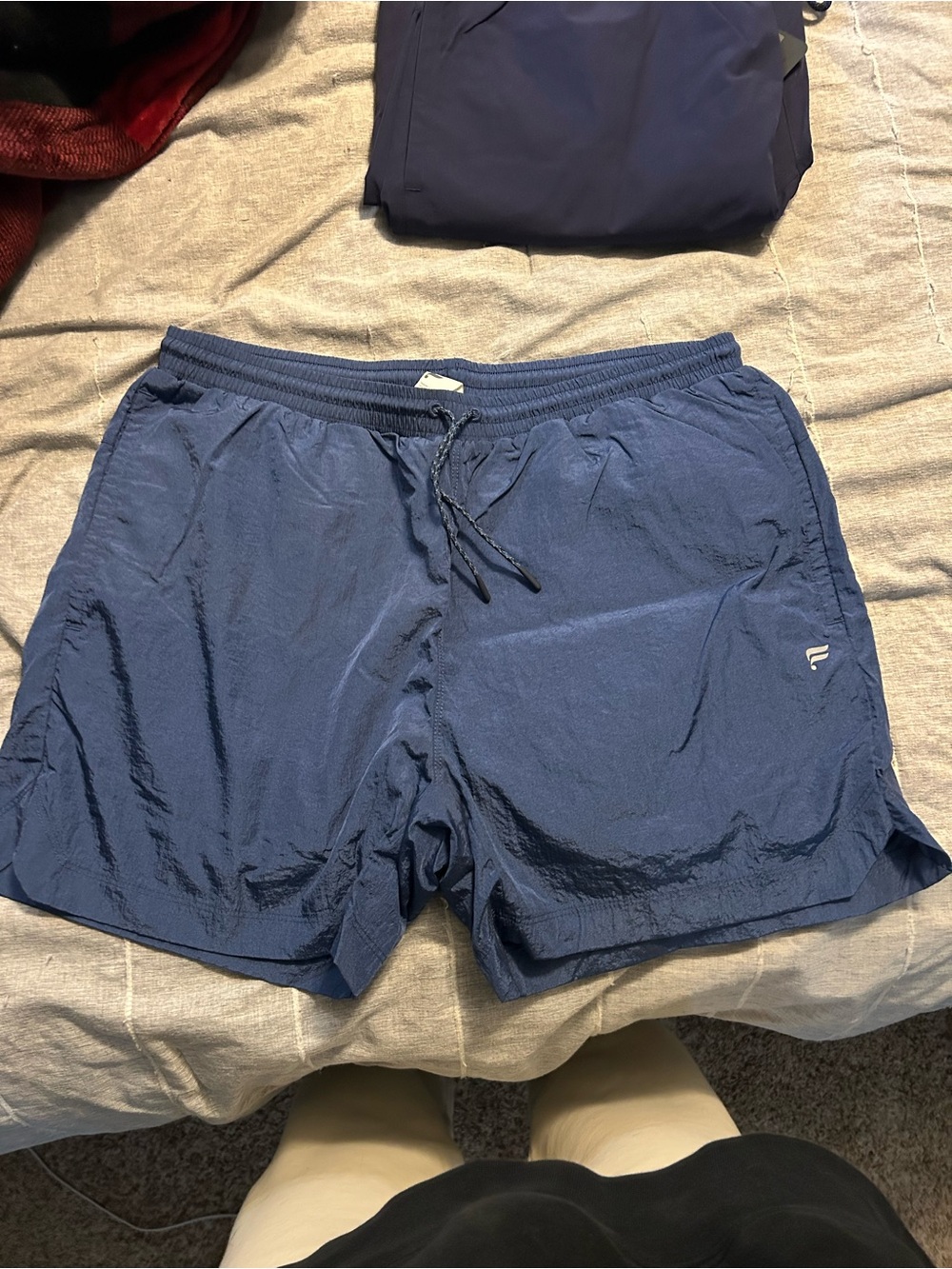 Fabletics Men's Navy Blue Swim Trunks